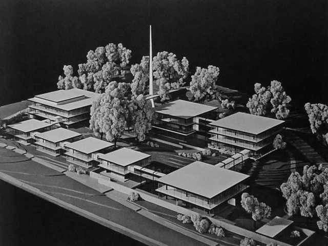 Vista general del pabellón